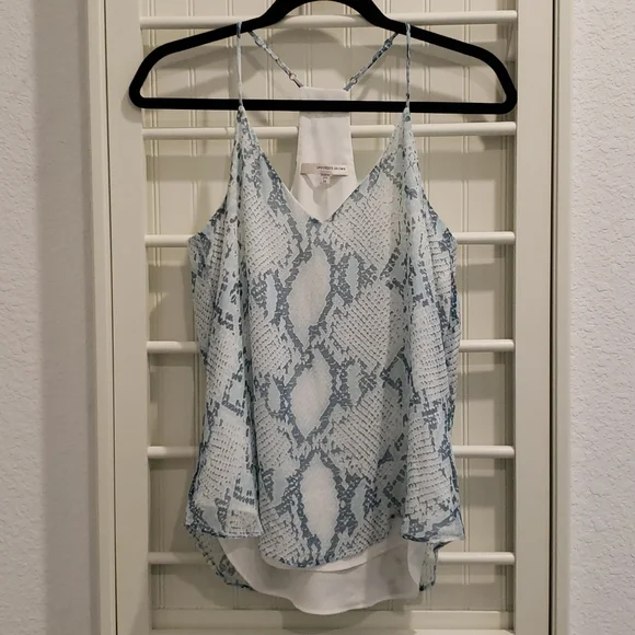 Lavender Brown Silk Tank, EUC - Picture 1 of 8